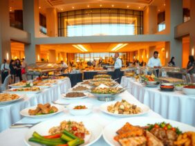 Catering prasmanan Jakarta, table top caternig