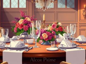 elaborate table setting