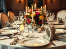 Dinner Table Setup Tips
