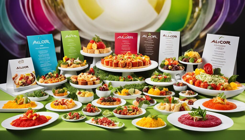 table top catering packages