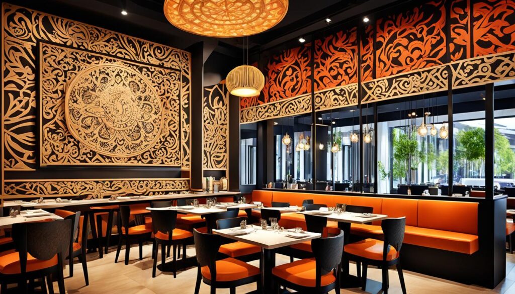 Desain interior Wayang Bistro