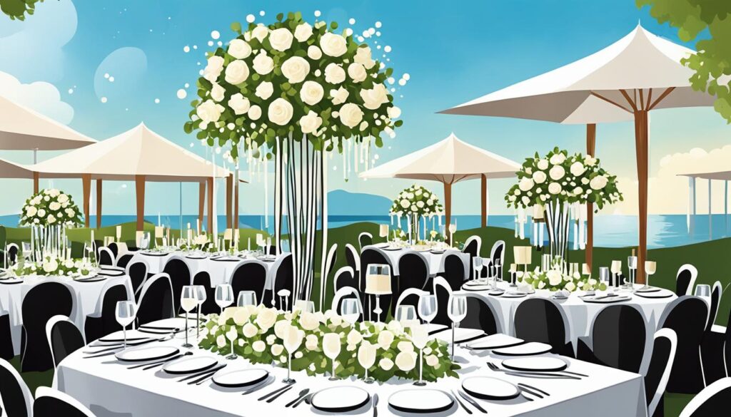 Katering outdoor wedding modern