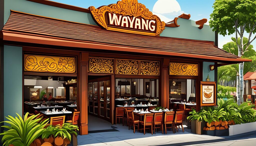 restoran indonesia kapasitas 100 orang, wayang bistro