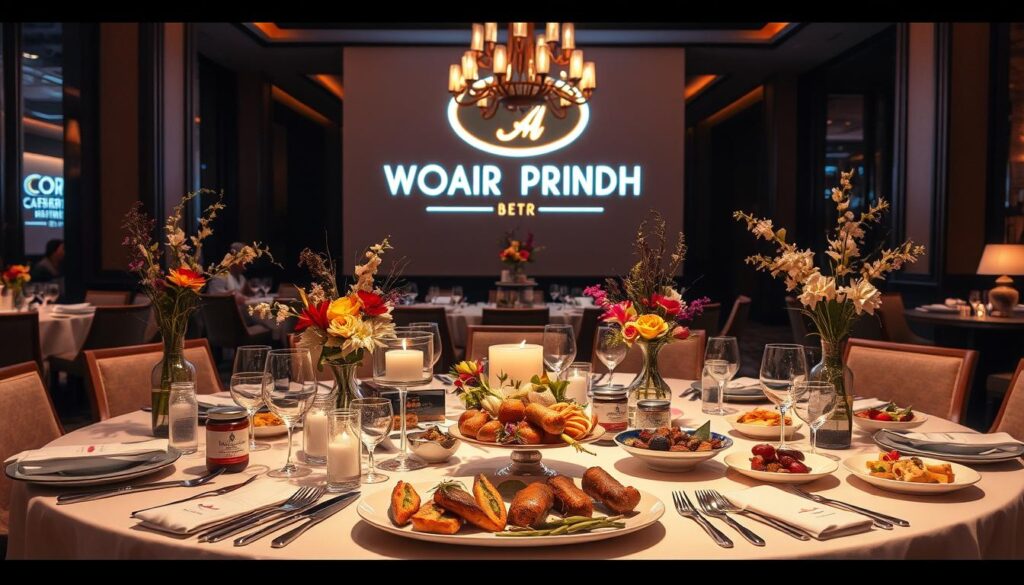 set up adalah, table top catering, wayang bistro