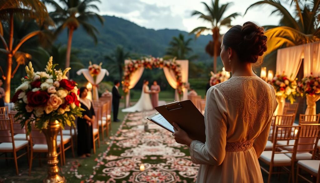 wedding planner role