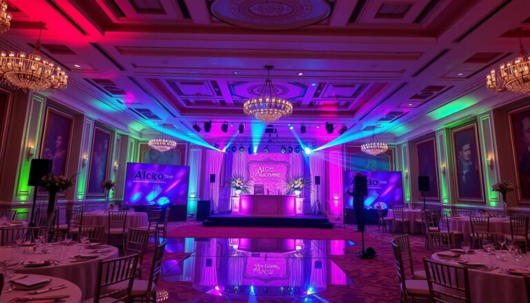 Event Lighting Setup