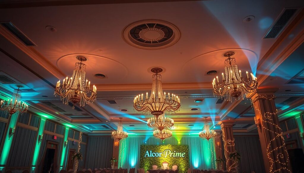 event lighting setup