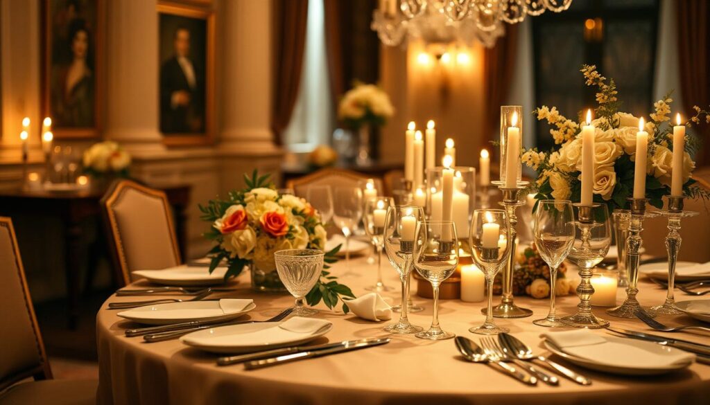 elegant table decor