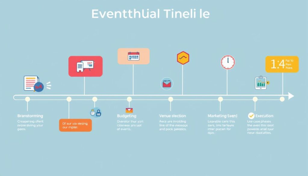 event planning timeline