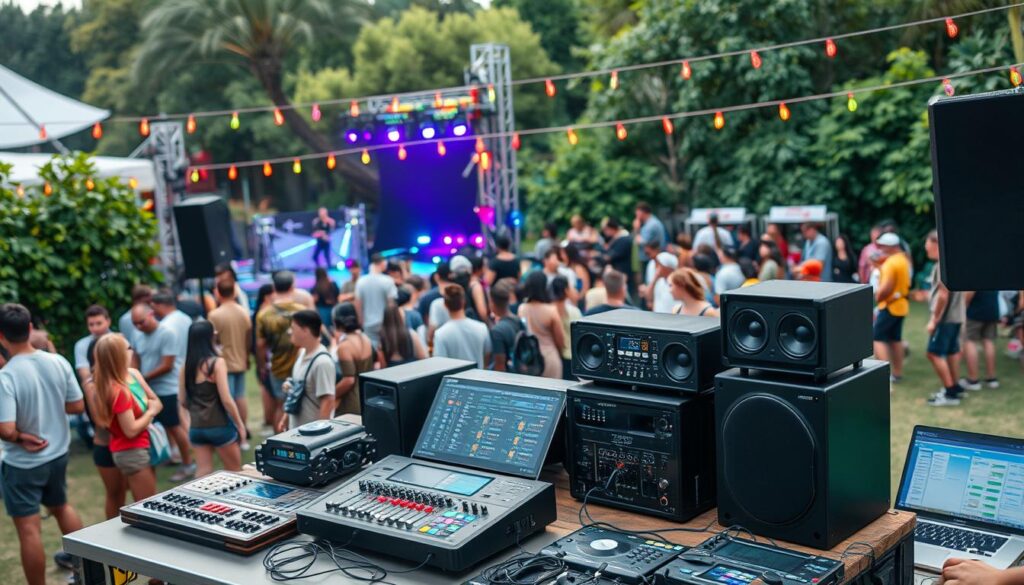 outdoor event audio solutions