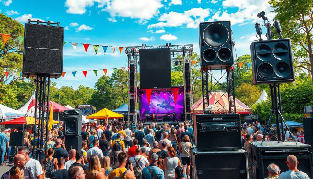 outdoor event audio solutions