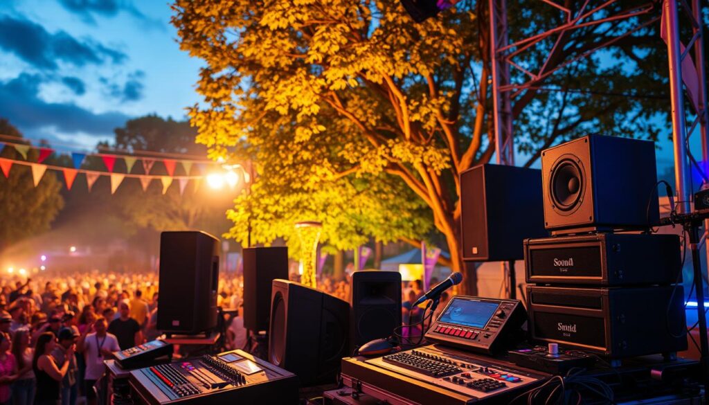 outdoor event sound design