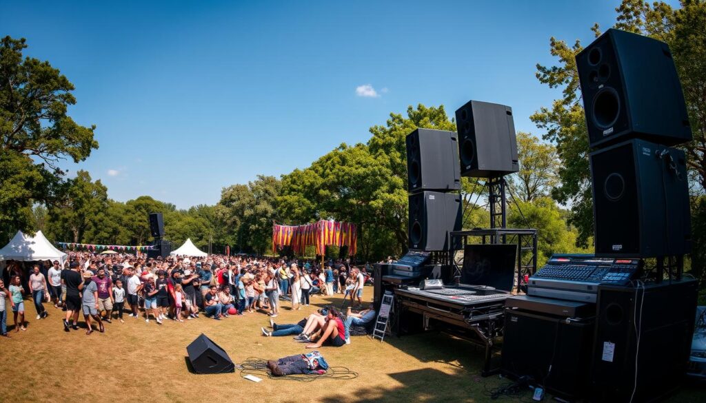 outdoor event speaker systems