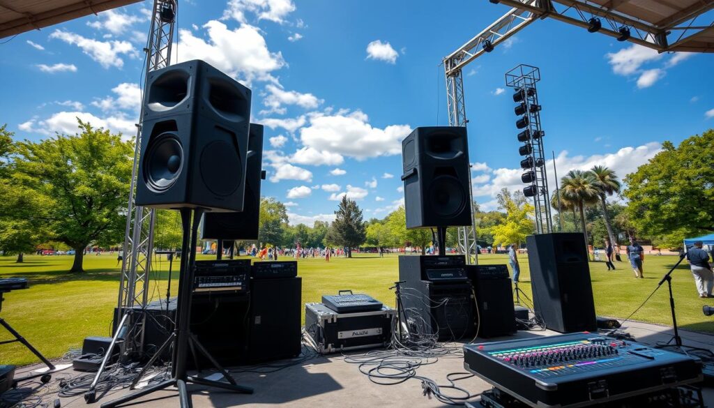 outdoor sound system planning