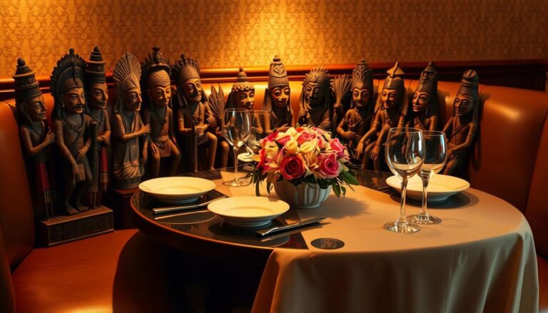 Restoran untuk acara perusahaan, table top catering, wayang bistro