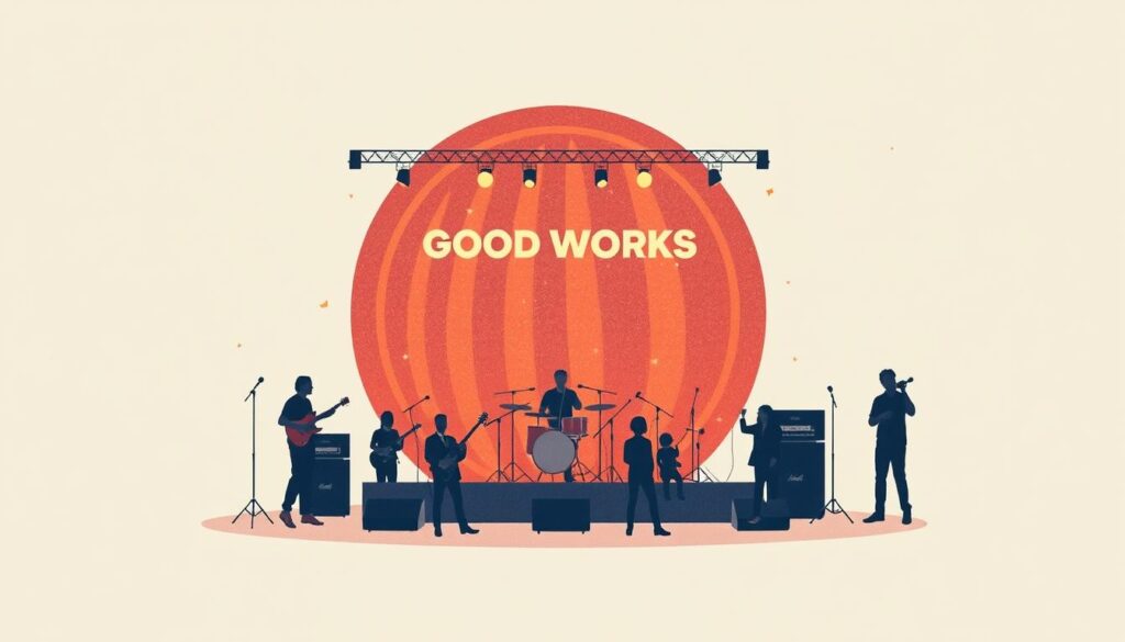 Gambar portofolio event musik Goodworks di Jakarta