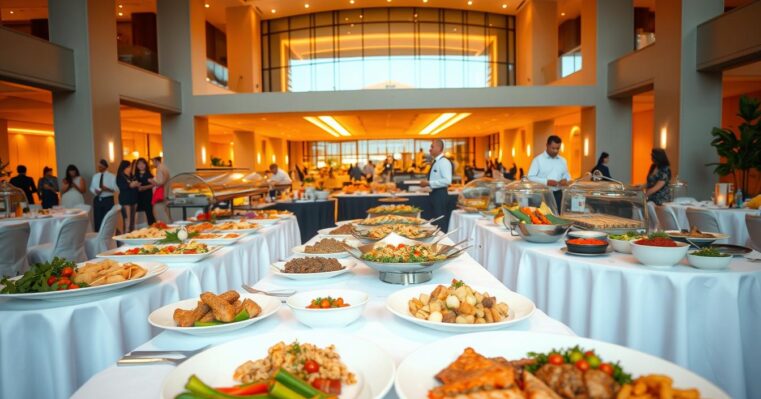Catering prasmanan Jakarta, table top caternig
