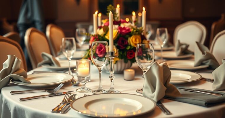 Dinner Table Setup Tips